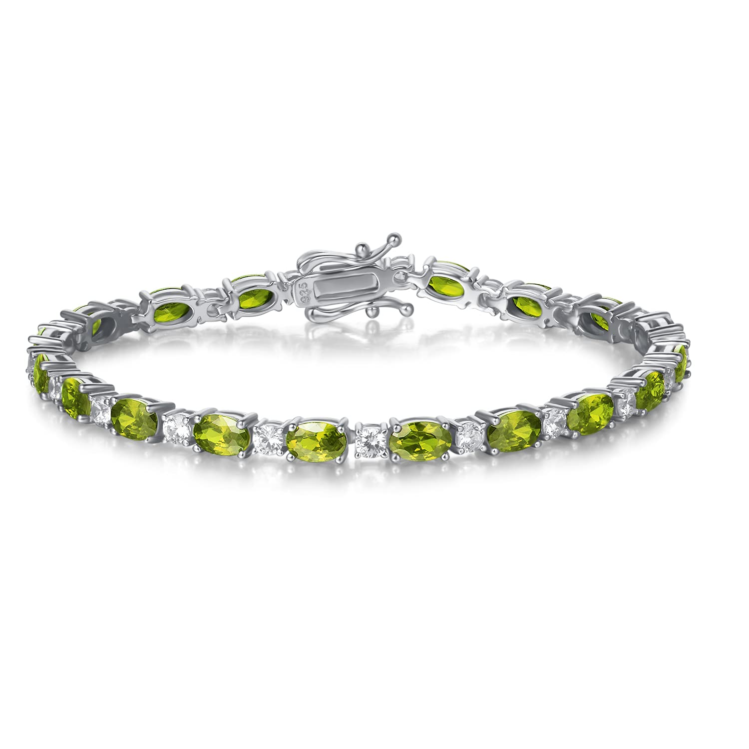 FANCIME Birthstone Bracelets Sterling Silver Tennis Bracelets Fine Jewelry for Women 7"  
FANCIME Birthstone Sterling Si
